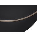  Meridian Swerve Black Velvet Upholstered Chair IMAGE 9
