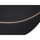  Manufacturer Color_Black -- Swerve 77" Black Velvet Upholstered Loveseat IMAGE 9