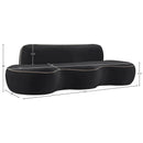  Manufacturer Color_Black -- Swerve 101" Black Velvet Upholstered Sofa IMAGE 19