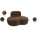  Manufacturer Color_Brown -- Swerve Brown Velvet Upholstered Chair IMAGE 13