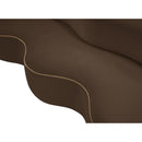  Manufacturer Color_Brown -- Swerve 101" Brown Velvet Upholstered Sofa IMAGE 12