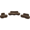  Manufacturer Color_Brown -- Swerve 101" Brown Velvet Upholstered Sofa IMAGE 17