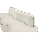  Manufacturer Color_Cream -- Swerve 101" Cream Velvet Upholstered Sofa IMAGE 12