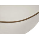  Manufacturer Color_Cream -- Swerve 101" Cream Velvet Upholstered Sofa IMAGE 14