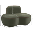  Manufacturer Color_Green -- Swerve Green Velvet Upholstered Chair IMAGE 13