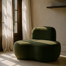  Manufacturer Color_Green -- Swerve Green Velvet Upholstered Chair IMAGE 2