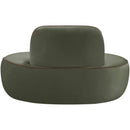  Manufacturer Color_Green -- Swerve Green Velvet Upholstered Chair IMAGE 5
