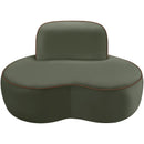  Manufacturer Color_Green -- Swerve Green Velvet Upholstered Chair IMAGE 8