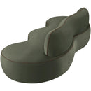  Manufacturer Color_Green -- Swerve 101" Green Velvet Upholstered Sofa IMAGE 10