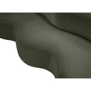  Manufacturer Color_Green -- Swerve 101" Green Velvet Upholstered Sofa IMAGE 13