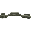  Manufacturer Color_Green -- Swerve 101" Green Velvet Upholstered Sofa IMAGE 16