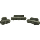  Manufacturer Color_Green -- Swerve 101" Green Velvet Upholstered Sofa IMAGE 17