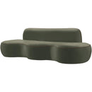  Manufacturer Color_Green -- Swerve 101" Green Velvet Upholstered Sofa IMAGE 7