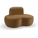  Manufacturer Color_Saddle -- Swerve Saddle Velvet Upholstered Chair IMAGE 1