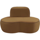  Manufacturer Color_Saddle -- Swerve Saddle Velvet Upholstered Chair IMAGE 3