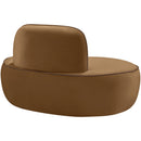  Manufacturer Color_Saddle -- Swerve Saddle Velvet Upholstered Chair IMAGE 6