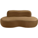  Manufacturer Color_Saddle -- Swerve 77" Saddle Velvet Upholstered Loveseat IMAGE 8