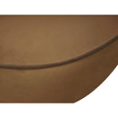  Meridian Swerve 77" Saddle Velvet Upholstered Loveseat IMAGE 9