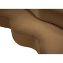  Manufacturer Color_Saddle -- Swerve 101" Saddle Velvet Upholstered Sofa IMAGE 13