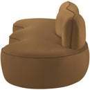  Manufacturer Color_Saddle -- Swerve 101" Saddle Velvet Upholstered Sofa IMAGE 4