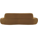  Manufacturer Color_Saddle -- Swerve 101" Saddle Velvet Upholstered Sofa IMAGE 5
