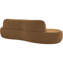  Manufacturer Color_Saddle -- Swerve 101" Saddle Velvet Upholstered Sofa IMAGE 6