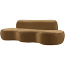  Manufacturer Color_Saddle -- Swerve 101" Saddle Velvet Upholstered Sofa IMAGE 7