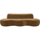  Manufacturer Color_Saddle -- Swerve 101" Saddle Velvet Upholstered Sofa IMAGE 8