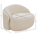  Manufacturer Color_Beige -- Meridian Caspian Stationary Chair IMAGE 14