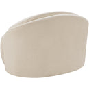  Meridian Caspian Beige Chenille Fabric Upholstered Chair IMAGE 8