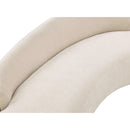  Manufacturer Color_Beige -- Meridian Caspian Stationary Loveseat IMAGE 10