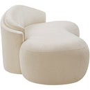  Manufacturer Color_Beige -- Meridian Caspian Stationary Loveseat IMAGE 3