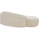 Manufacturer Color_Beige -- Meridian Caspian Stationary Loveseat IMAGE 4