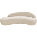  Meridian Caspian 101" Beige Chenille Fabric Upholstered Sofa IMAGE 8