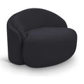  Manufacturer Color_Black -- Caspian Black Chenille Fabric Upholstered Chair IMAGE 1