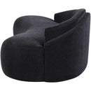  Manufacturer Color_Black -- Caspian 101" Black Chenille Fabric Upholstered Sofa IMAGE 11