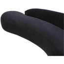  Manufacturer Color_Black -- Caspian 101" Black Chenille Fabric Upholstered Sofa IMAGE 15