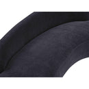  Manufacturer Color_Black -- Caspian 101" Black Chenille Fabric Upholstered Sofa IMAGE 17