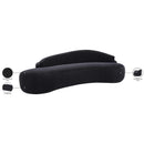  Manufacturer Color_Black -- Caspian 101" Black Chenille Fabric Upholstered Sofa IMAGE 20