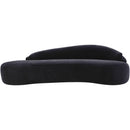  Manufacturer Color_Black -- Caspian 101" Black Chenille Fabric Upholstered Sofa IMAGE 6