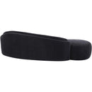  Manufacturer Color_Black -- Caspian 101" Black Chenille Fabric Upholstered Sofa IMAGE 9