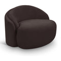  Manufacturer Color_Brown -- Caspian Brown Chenille Fabric Upholstered Chair IMAGE 1