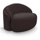  Manufacturer Color_Brown -- Caspian Brown Chenille Fabric Upholstered Chair IMAGE 1
