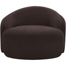  Manufacturer Color_Brown -- Caspian Brown Chenille Fabric Upholstered Chair IMAGE 3