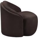  Manufacturer Color_Brown -- Caspian Brown Chenille Fabric Upholstered Chair IMAGE 4