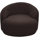  Manufacturer Color_Brown -- Caspian Brown Chenille Fabric Upholstered Chair IMAGE 6