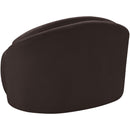  Meridian Caspian Brown Chenille Fabric Upholstered Chair IMAGE 8