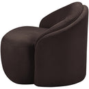  Manufacturer Color_Brown -- Caspian Brown Chenille Fabric Upholstered Chair IMAGE 9