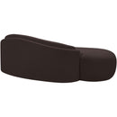  Manufacturer Color_Brown -- Caspian 79" Brown Chenille Fabric Upholstered Loveseat IMAGE 11