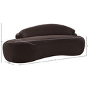  Manufacturer Color_Brown -- Caspian 79" Brown Chenille Fabric Upholstered Loveseat IMAGE 20